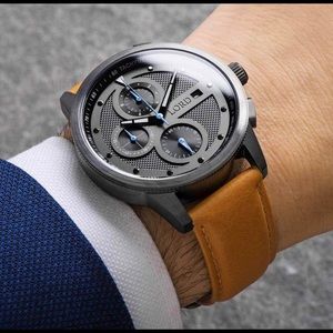 LORD Timepieces Chrono Gunmetal Watch